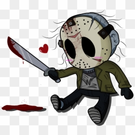 Jason Voorhees Clipart - Chibi Jason Voorhees Drawing, HD Png Download - jason vorhees png