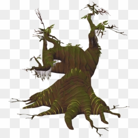 Huge Tree Runescape, HD Png Download - tree root png