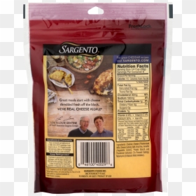 Sargento Shredded Cheese Label, HD Png Download - shredded cheese png