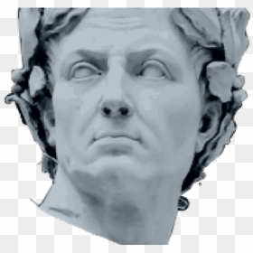 Vaporwave Clipart Roman Statue - Julius Caesar, HD Png Download - roman statues png