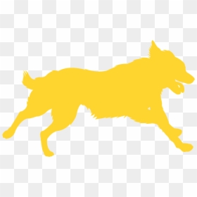 Silhueta Cachorro Correndo Png, Transparent Png - dog pooping png