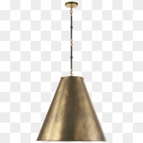 Gold Cone Pendant Light, HD Png Download - pendant light png