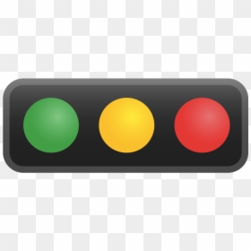 Horizontal Traffic Light Icon - Stoplight Image Horizontal, HD Png Download - traffic icon png