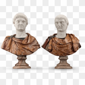 17th-century Italian Portrait Busts - Italian Statues Png, Transparent Png - roman statues png