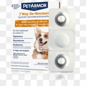 Petarmor 7 Way De-wormer For Puppies And Small Dogs - Dog, HD Png Download - dog pooping png