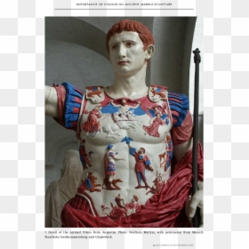 August De Prima Porta, HD Png Download - roman statues png