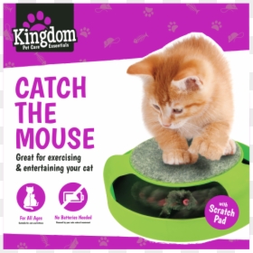 Catch The Mouse Cat Toy - Cat Grabs Treat, HD Png Download - cat toy png