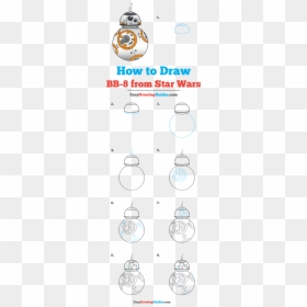 How To Draw Bb-8 From Star Wars - Draw A Kite Easy, HD Png Download - bb-8 png