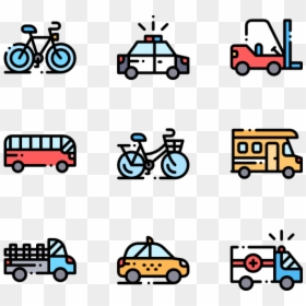 Transportation Vector Traffic Icon - Motor Vehicle Types Png, Transparent Png - traffic icon png