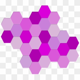 Transparent Hexagons Png - Geometric Purple Png, Png Download - shapes design png