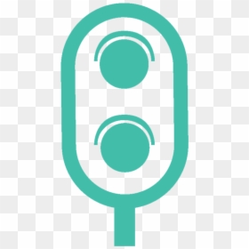Traffic Light Icon - Circle, HD Png Download - traffic icon png