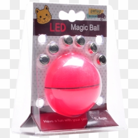 Led Flash Ball Cat Toy Rolling Ball Glowing Cat Laser - Baby Toys, HD Png Download - cat toy png