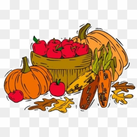 Natural Foods,vegetable,clip Art,food Group,pumpkin,food,local - November Fall Clipart, HD Png Download - thanksgiving background png