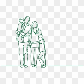 Family Support Services - Dessin Au Trait Famille, HD Png Download - joshua tree png