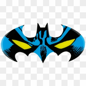 Batman Batwing Face Logo Lensed Emblem - Batman Logo With Face, HD Png Download - batman face png