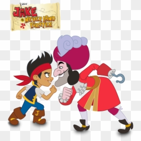 Transparent Captain Hook Png - Jake And The Neverland Pirates Jake Vs Hook, Png Download - captain hook png