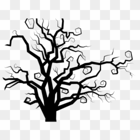 Spooky Tree Png Transparent Image - Spooky Tree Silhouette Png, Png Download - spooky tree png