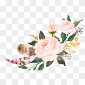 Flowers Stickers Transparent Aesthetic Cute Kawaii - Watercolor Flower Clipart Png, Png Download - aesthetic flower png