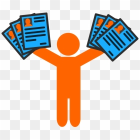 Handing Out Flyers Cartoon, HD Png Download - time management png