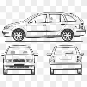 Automobile, Car, Suv, Station Wagon, Transportation - Forces On Accelerating Car, HD Png Download - car outline png