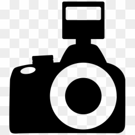 Digital Camera Clipart Black And White - Camera Logo Transparent Background, HD Png Download - camera clipart black and white png