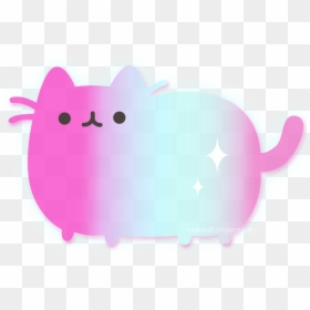 Pink Wallpaper Purple Pusheen Desktop Cat, HD Png Download - pusheen cat png