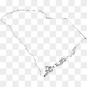 North Carolina State Outline Png Black And White Library - South Carolina Colony Map Outline, Transparent Png - state of texas outline png