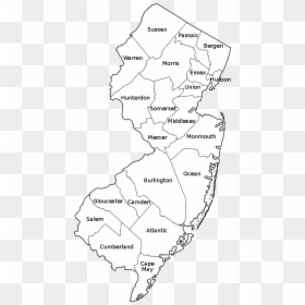 New Jersey Outline Png - Scotch Plains Nj On Map, Transparent Png - wisconsin outline png