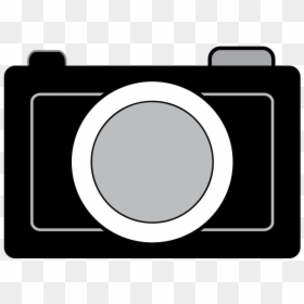 Camera Black And White Photography Clip Art - Clip Art, HD Png Download - camera clipart black and white png