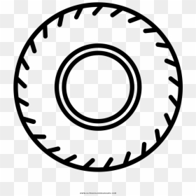 Car Tire Outline Coloring Pages - Coin Drawing Transparent Background, HD Png Download - car outline png