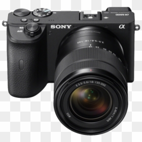 Camera Clipart Exmor - Sony A6400 18 135, HD Png Download - camera clipart black and white png