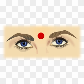 Iris,close Up,eye - Bindi Clipart, HD Png Download - eye drawing png