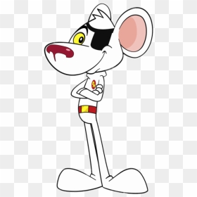 Danger Mouse Arms Crossed - دنجر ماوس, HD Png Download - mouse clipart png