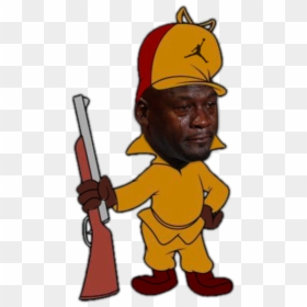 Elmer Fudd Cartoon Headgear Male Fictional Character - Elmer Fudd, HD Png Download - jordan crying face png