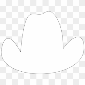 Cowboy Hat Clipart Pioneer - Line Art, HD Png Download - cowboy hat clipart png