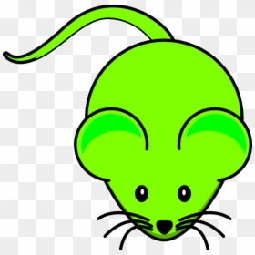 Green Mouse Svg Clip Arts - Blue Mouse Clipart, HD Png Download - mouse clipart png