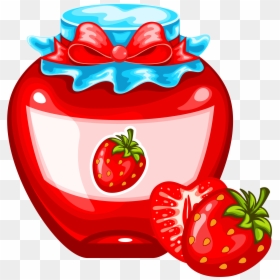 Jam Clipart, HD Png Download - strawberry clipart png