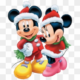 Christmas Mickey Mouse Clipart New Hd Template Mages - Mickey & Minnie Mouse, HD Png Download - mouse clipart png