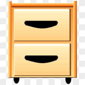 Folder Clipart File Drawer - Filing Cabinet, HD Png Download - file cabinet png
