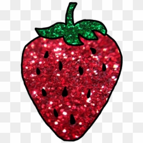 #sticker #png #sticker #asthetic #aesthetic #aesthetictumblr - Sticker Tumblr Png Glitter, Transparent Png - strawberry clipart png