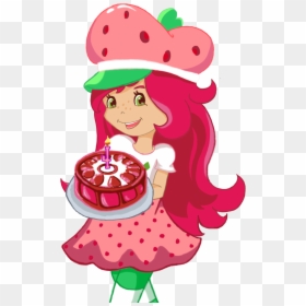 Strawberry Shortcake Recipes Hubs Clip Art - Strawberry Shortcake Birthday Cartoon, HD Png Download - strawberry clipart png