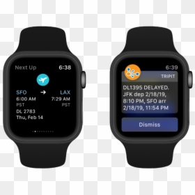 Tripit Apple Watch Alerts And Notifications - Watch, HD Png Download - iwatch png