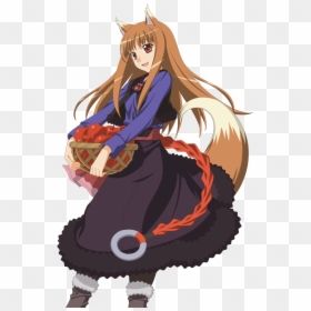 Spice And Wolf Holo Png, Transparent Png - anime wolf png