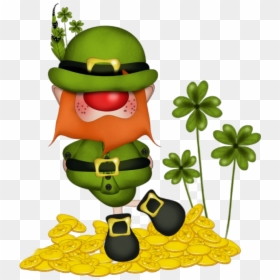 March Saint Patricks Day Clipart Holiday St Free Transparent - March Leprechaun, HD Png Download - st patricks day border png