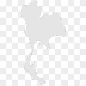 Thailand Map Outline Png, Transparent Png - thailand map png