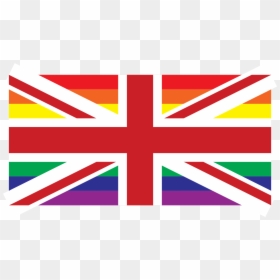 Static Rainbow Union Flag Clip Arts - Union Jack Flag To Print, HD Png Download - soviet union flag png