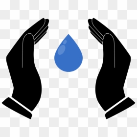 Taking Care Of The Water - Water Conservation Png Logo, Transparent Png - water symbol png