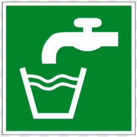 Drinking Water Symbol Sign - Drinking Water In English, HD Png Download - water symbol png