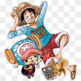 Anime Luffy & Zoro - One Piece Luffy Et Zoro, HD Png Download - vhv