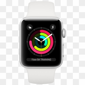 Apple Watch Series 3 Gps 38mm Sport Band Aluminum Case, HD Png Download - iwatch png